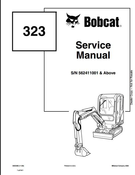 bobcat 323j mini excavator|bobcat 323j workshop manual.